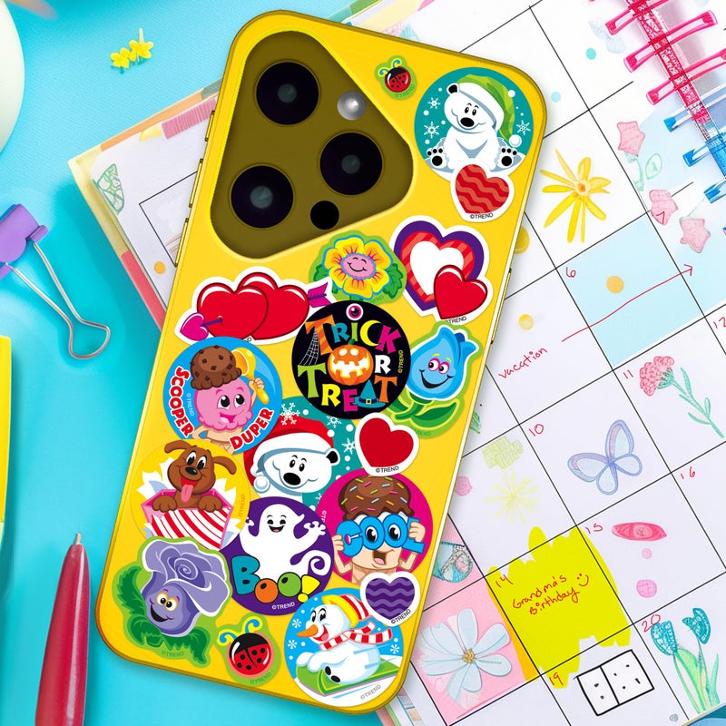 Trend All Year Cheer Stinky Stickers Variety Pack by TREND Enterprises, Inc.; 336 ct.; 70 Designs, 8 scents - Image 4
